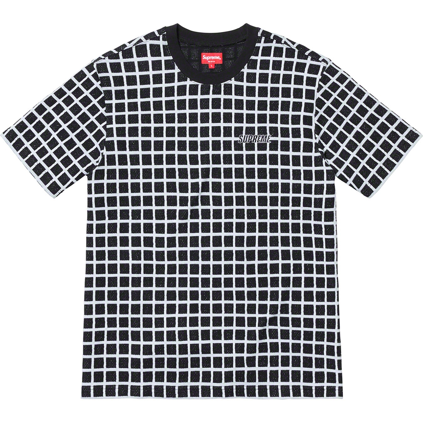 Grid Jacquard S/S Top view 4